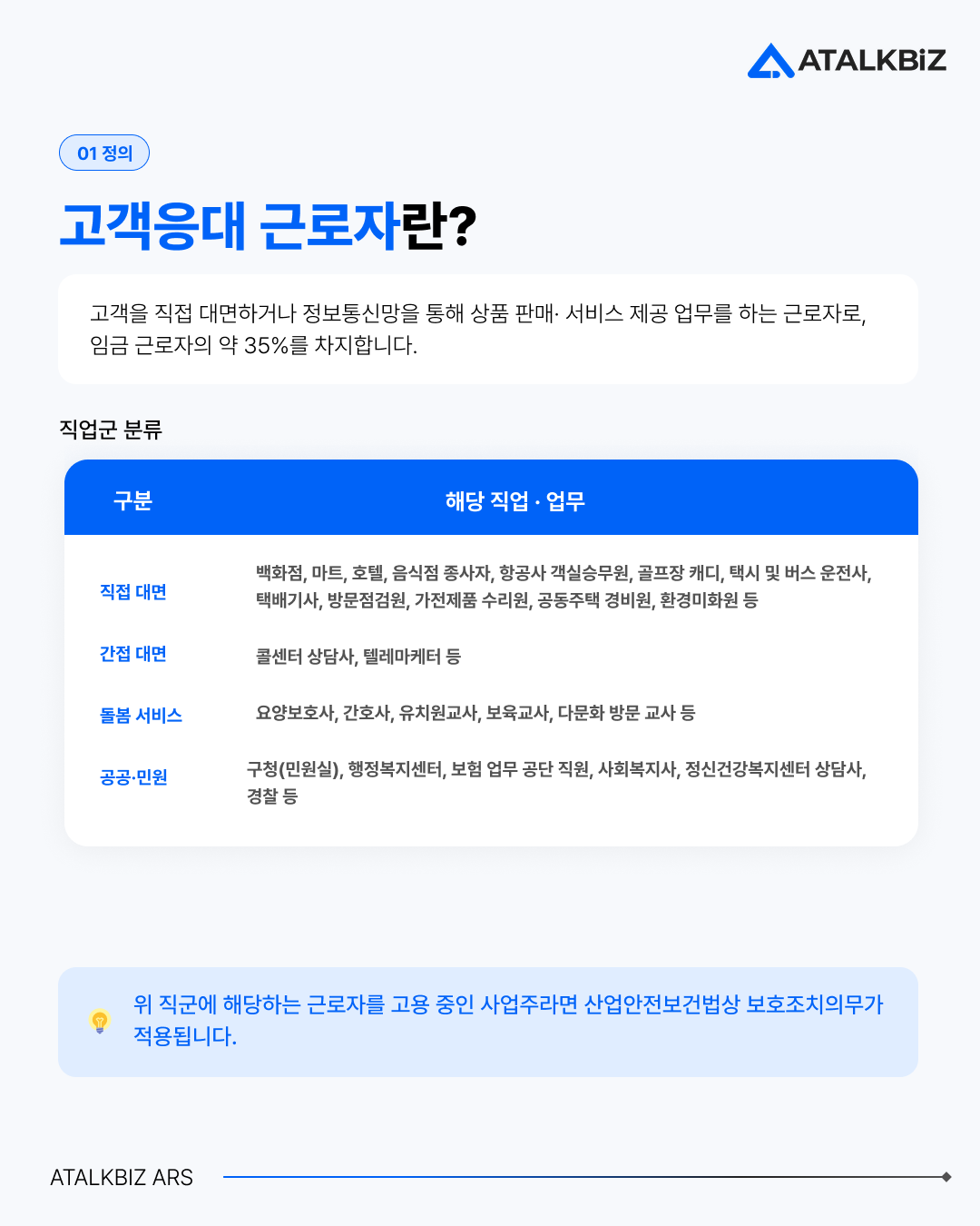 고객응대근로자란