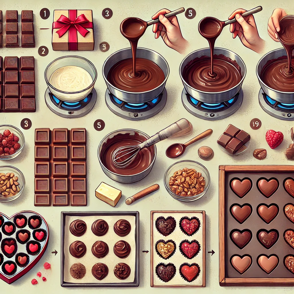 초콜릿 만드는 순서