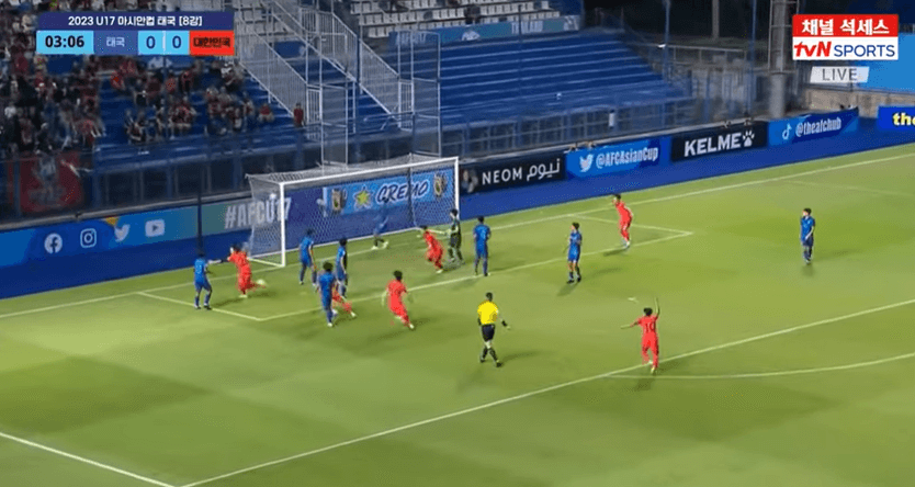 U17한국축구8강경기