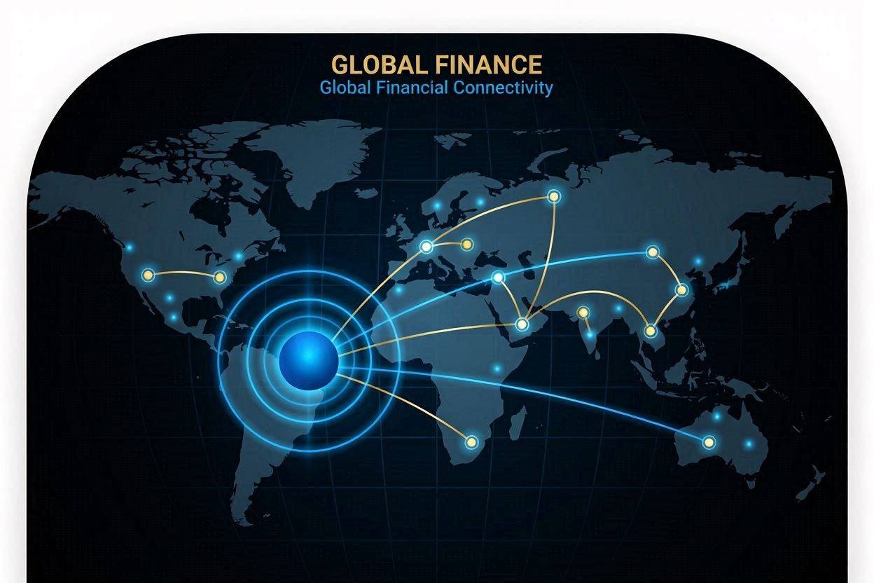 Infographic visualizing Ripple's global network.