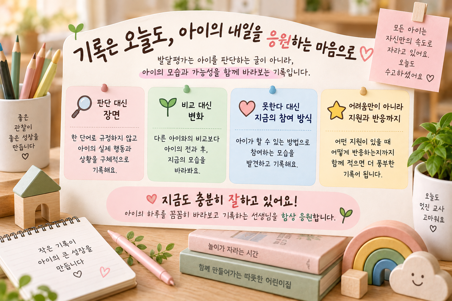 아이의 내일을 응원하는 따뜻한 기록