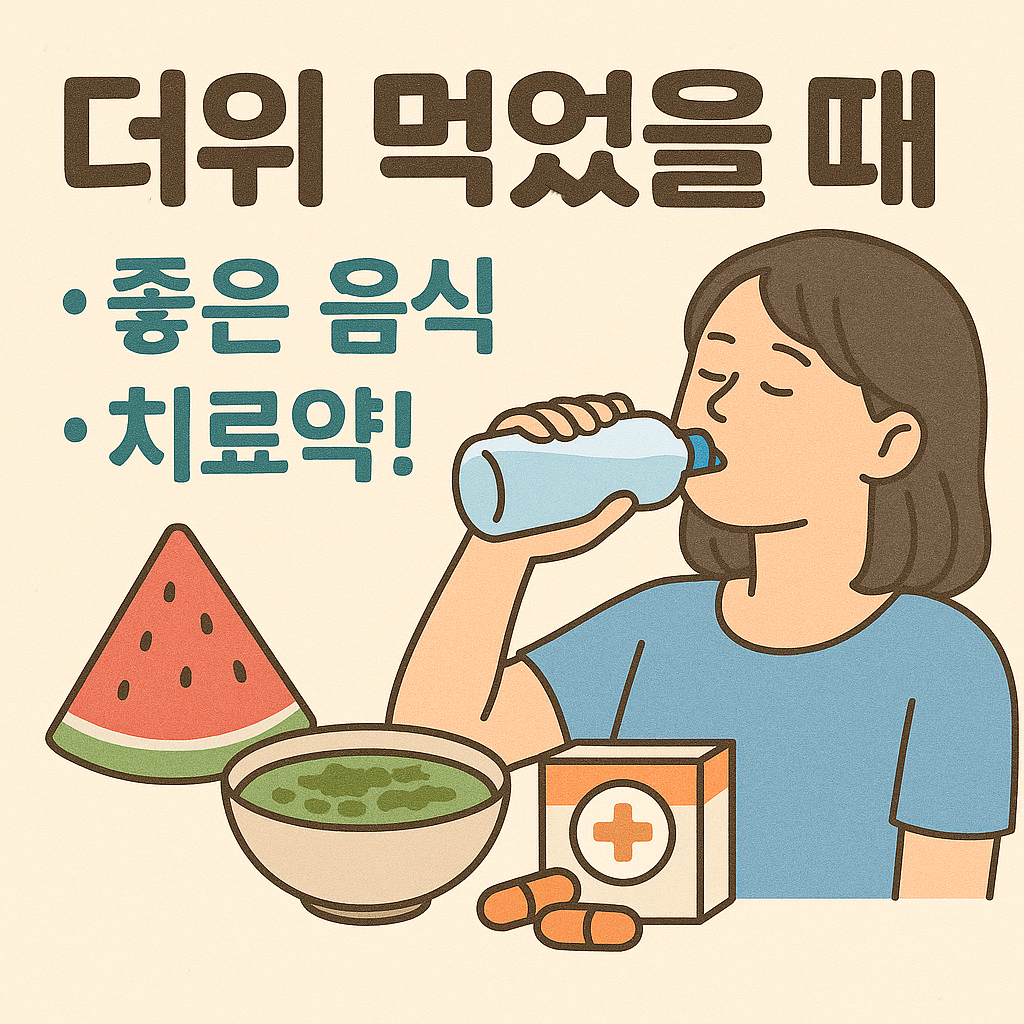 더위 먹었을때 좋은 음식