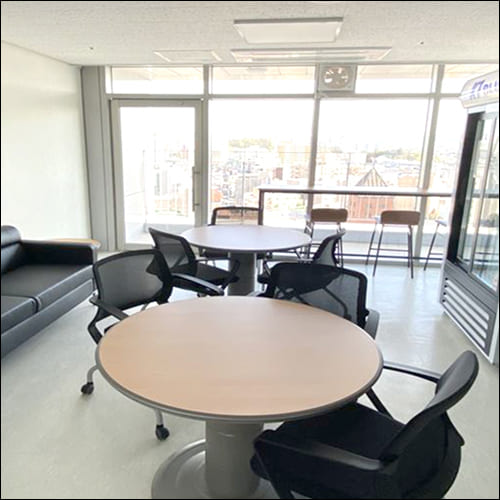 기숙사 휴게실 전경