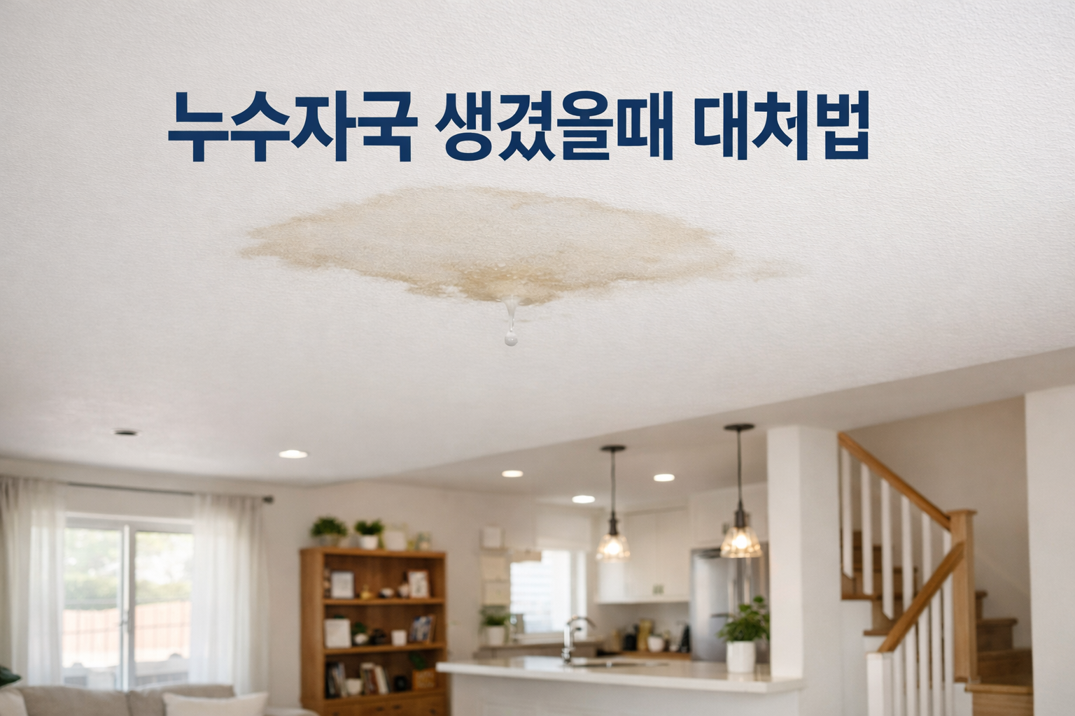 누수 자국 생겼을 때 대처법