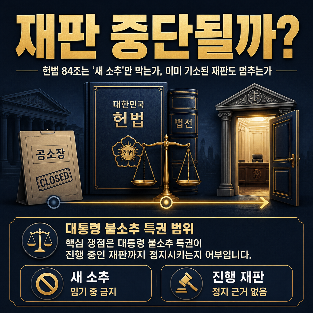 재판 중단될까?