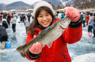 산천어축제 얼음낚시 현장접수