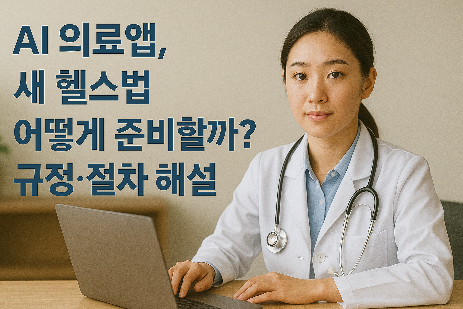 AI 의료앱, 새 헬스법 어떻게 준비할까? 규정·절차 해설 관련 이미지