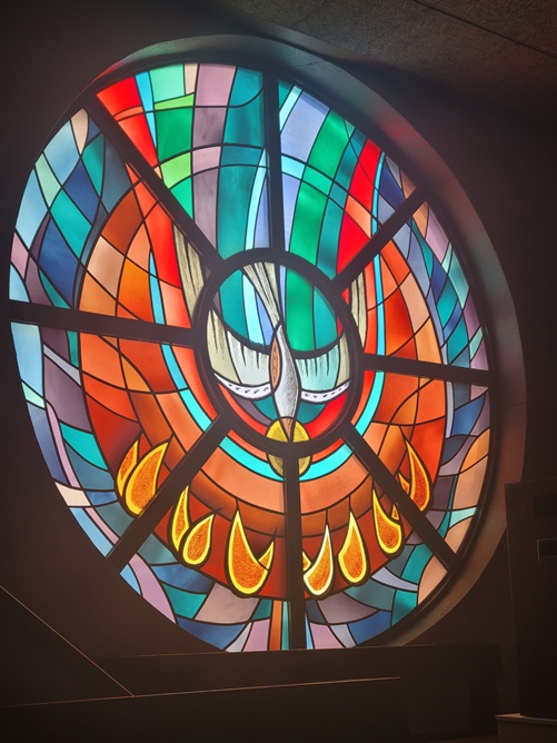 진주 신안동성당 스테인드글라스