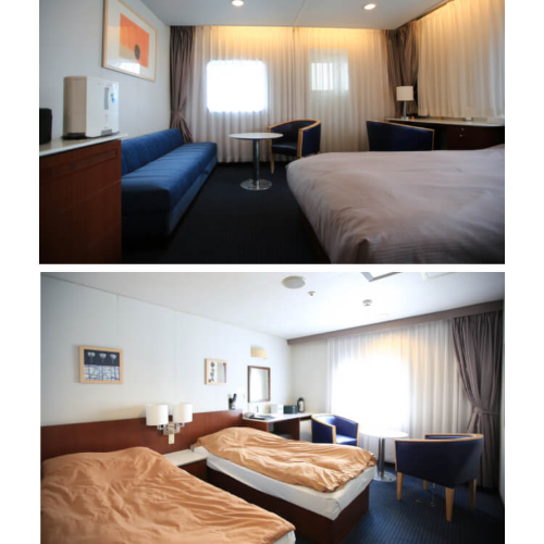 뉴카멜리아호 특별실 특등 2인실 내부