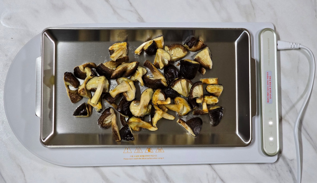 썸네일용 대표이미지(Featured Thumbnail Image): 송화버섯구이와 푸드워머