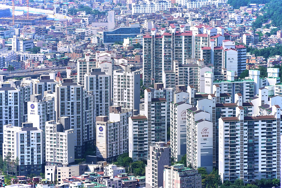 서울시내전경,서울아파트고층빌딩풍경-PhotoGuide.com