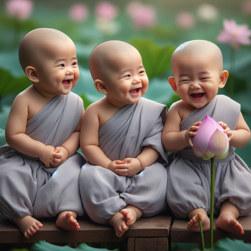 부천님 오신 날 동자승 이미지