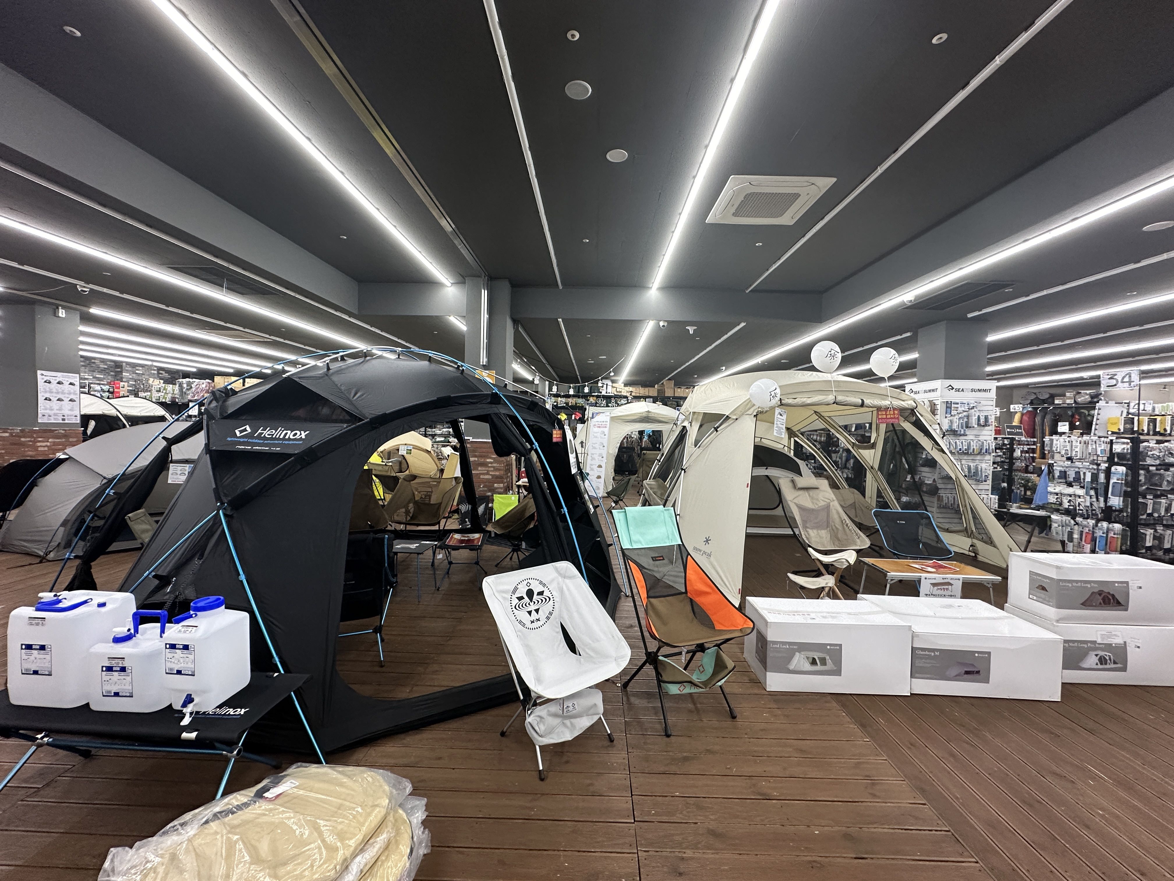 헬리녹스 노나돔과 리빙쉘 프로