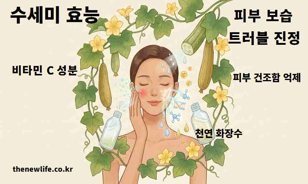 수세미 효능 피부 보습 트러블 진정