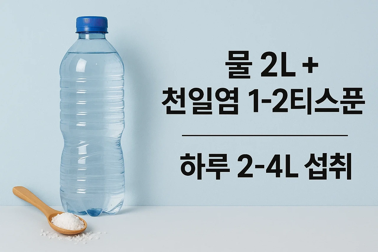 소금물 다이어트 레시피