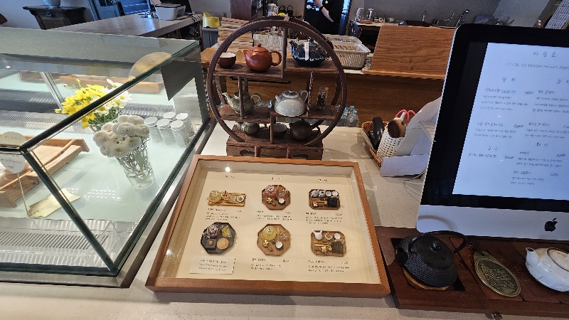 차덕분 꽃차 메뉴