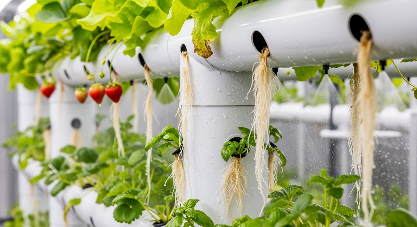 에어로포닉스와 버티컬 파밍의 관계