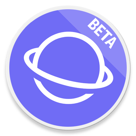 삼성 인터넷 베타 로고