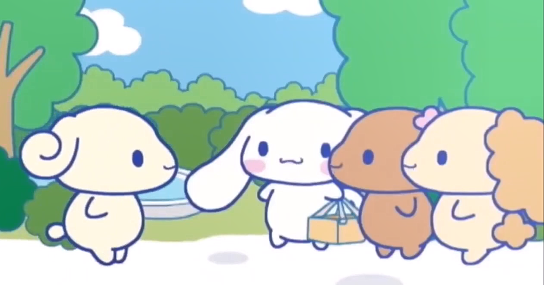 다양한 시나모롤 색칠공부