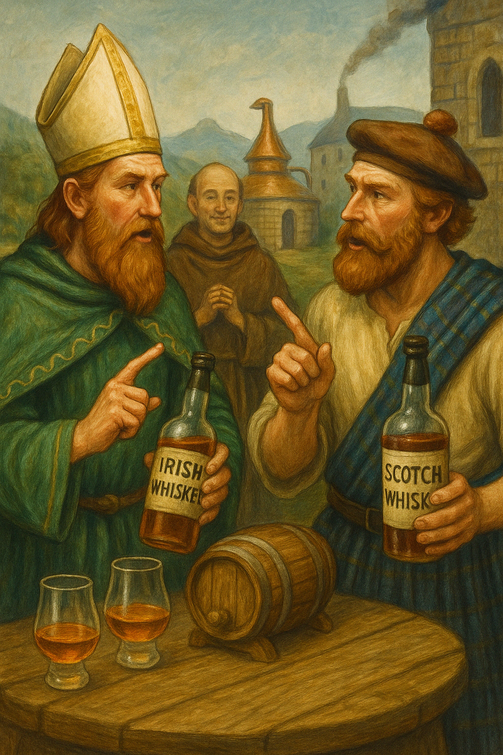위스키를 만든 땅의 이야기, 아일랜드와 스코틀랜드의 숨막히는 전쟁