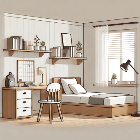 미니멀하면서 스타일리시한 청소년 인테리어
