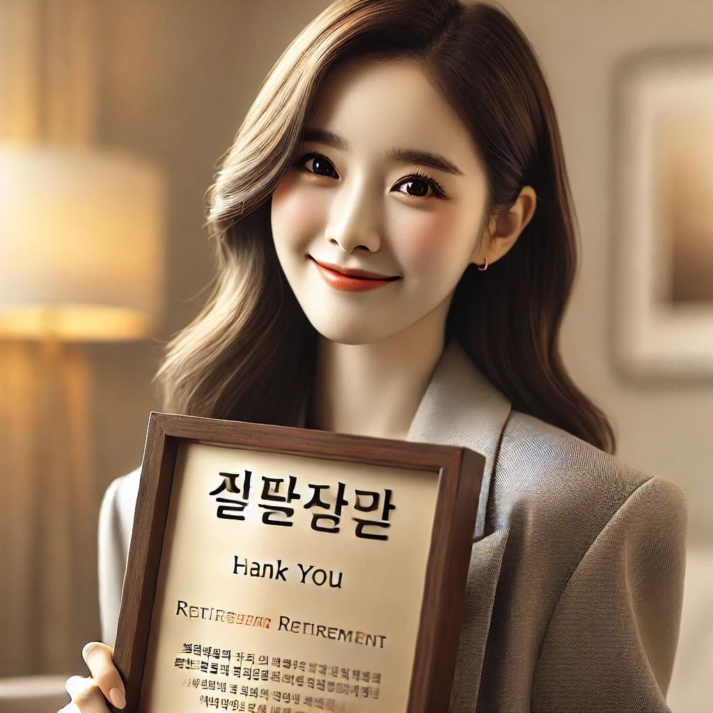 은퇴 감사패