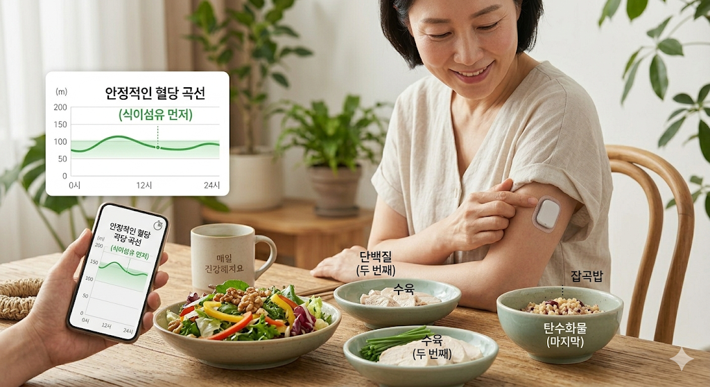 거꾸로 먹기 습관으로 혈당과 노화 한 번에 잡기