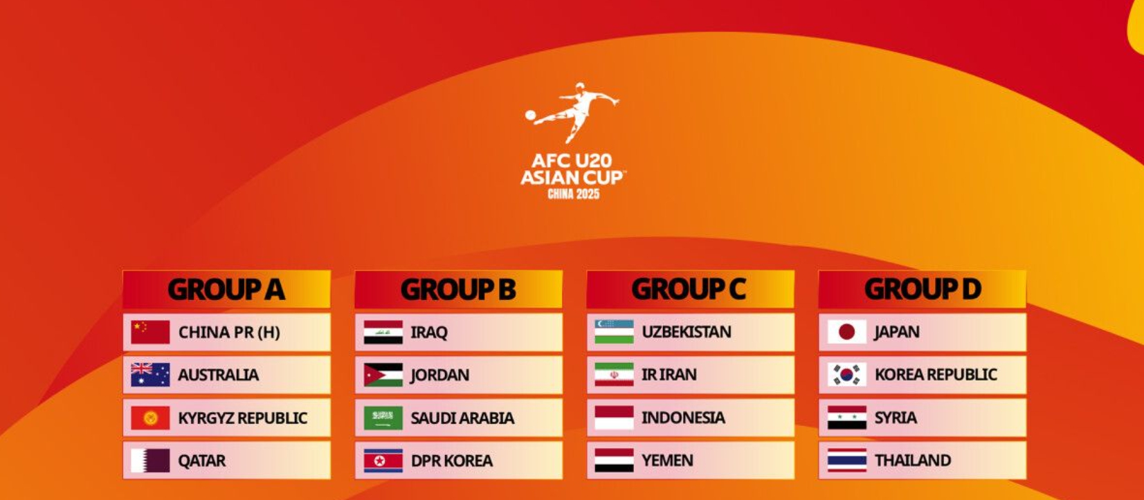 2025 AFC U-20 아시안컵 대한민국 경기 일정 및 실시간 중계 시청