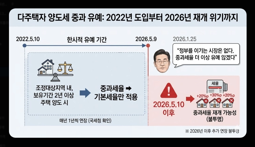 다주택자 기본세율 적용 가이드 [5월 9일 데드라인] 주택 수 산정 및 장특공 활용 전략