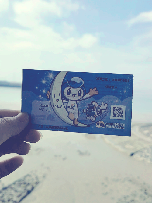 월미바다열차-티켓