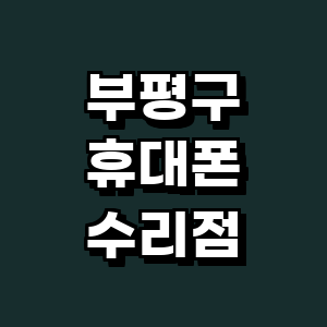 인천 부평구 휴대폰수리