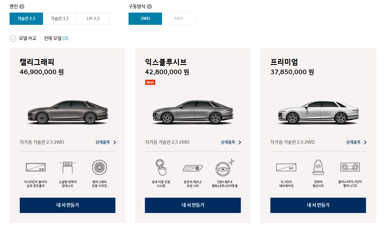 그랜저 신차할부