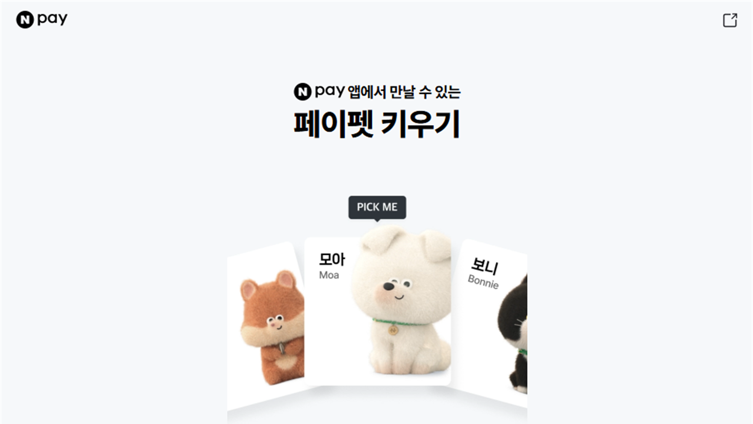 네이버페이 미니게임 페이펫