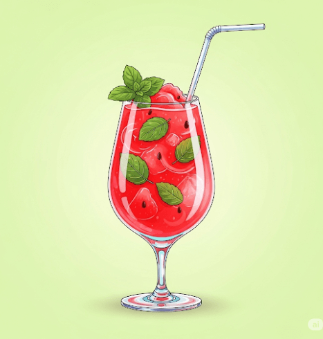 수박 민트 쿨러