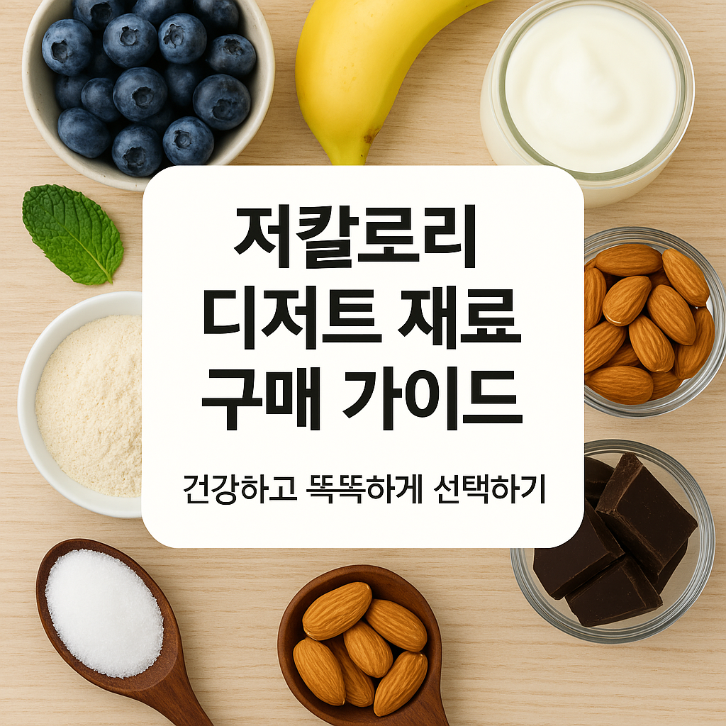 디저트 재료