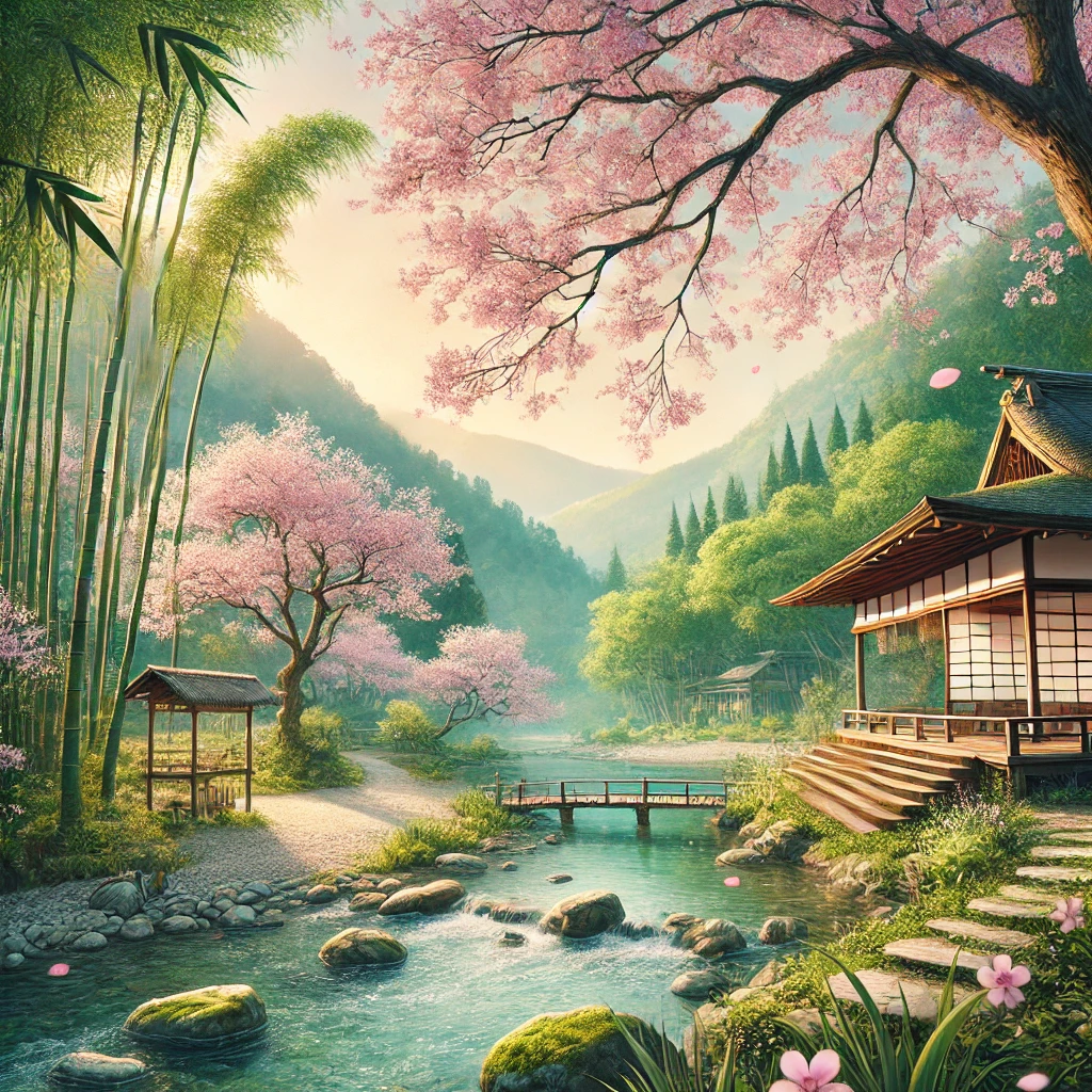 오카야마의 평온한 자연 풍경과 힐링 명소