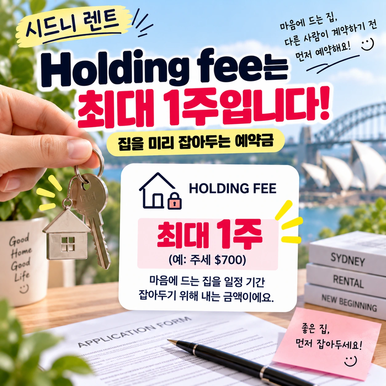 시드니_렌트_5번_Holding_fee_최대1주