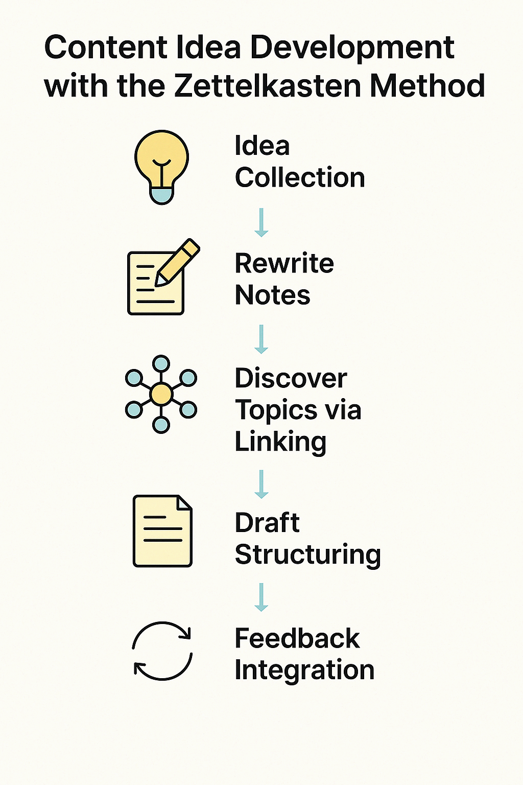 Zettelkasten을 활용한 블로그 콘텐츠 아이디어 발전 과정