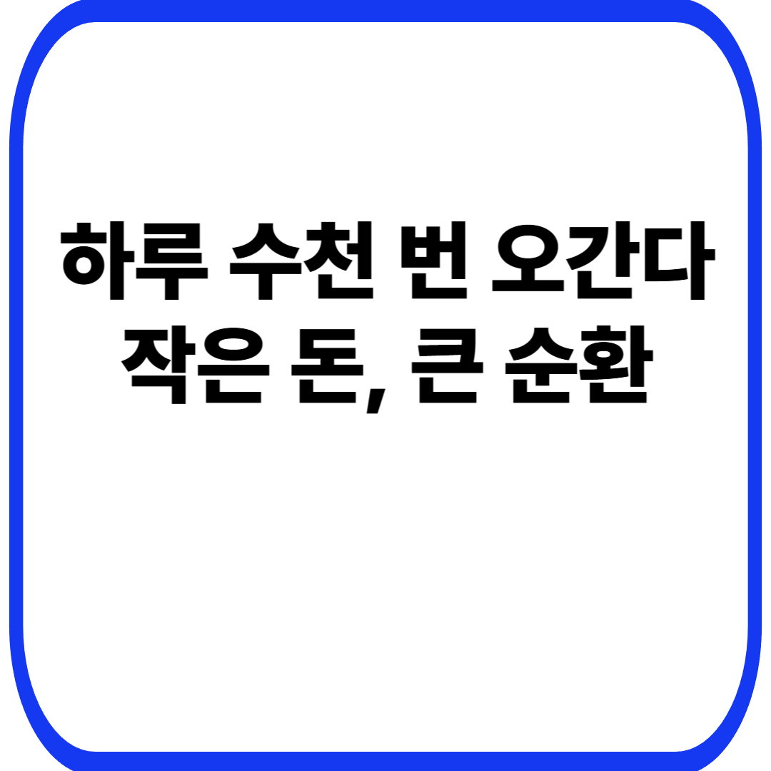 편의점 계산대·동전 미생물과 초고빈도 소액 접촉 환경에서 형성되는 미시 순환 생태계
