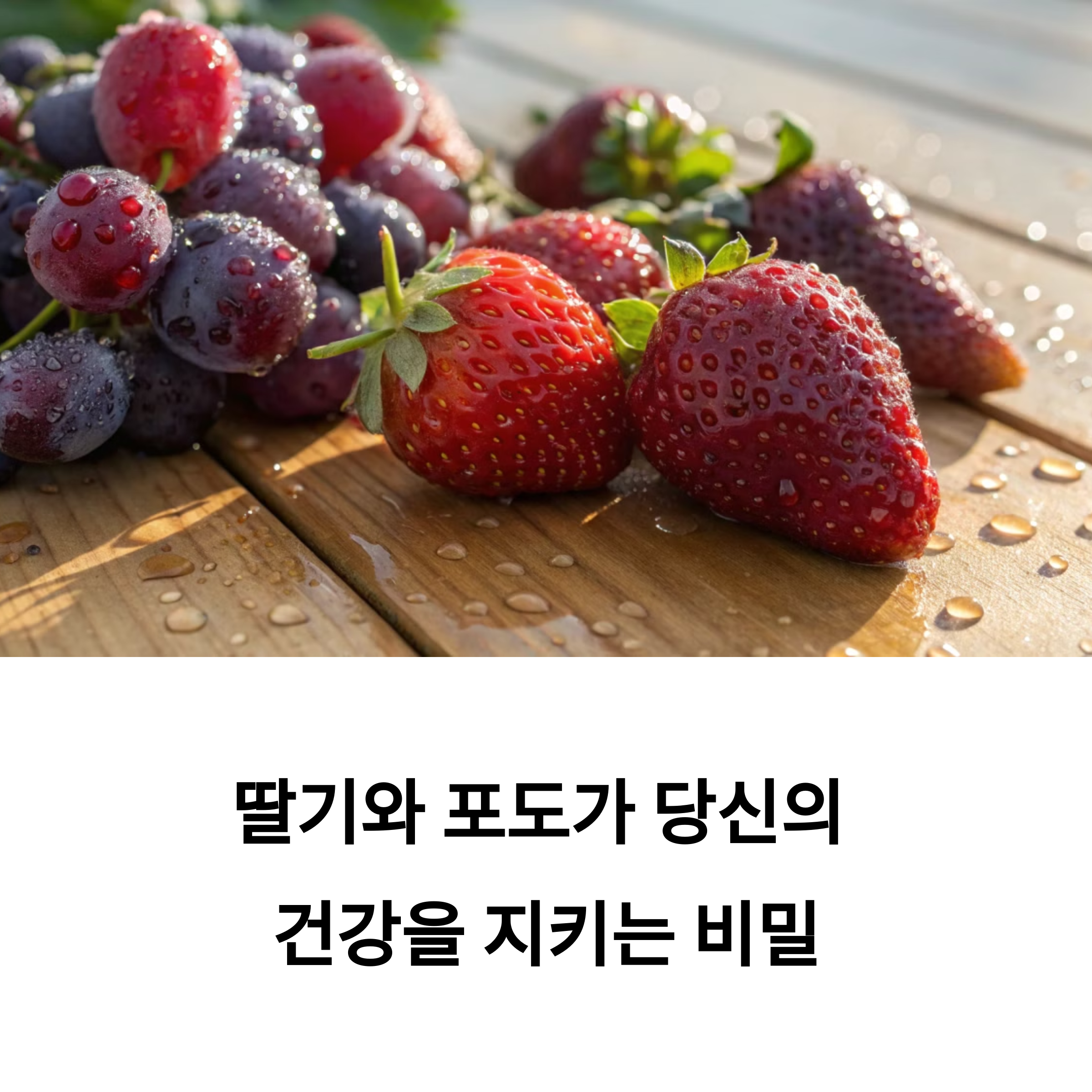 대사증후군 예방, 딸기와 포도에 숨겨진 항산화 비밀