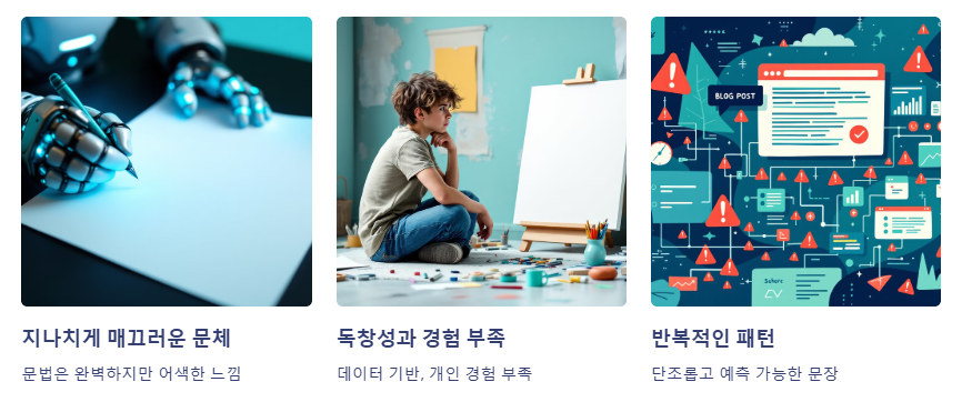 ai가 쓴 글처럼 보이는 특징