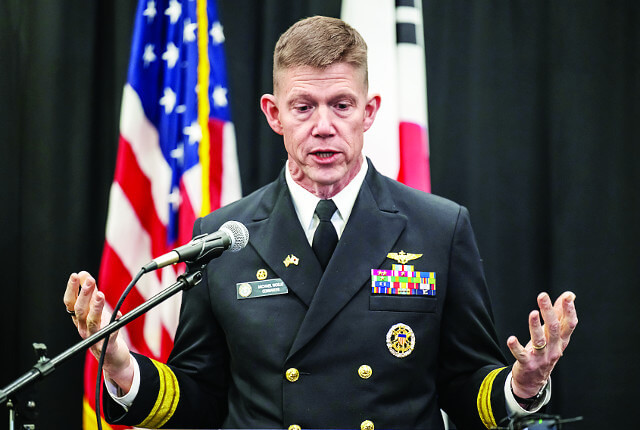 부산 찾은 칼빈슨함, 트럼프 재집권 이후 첫 항모 입항..北김여정, 美 항모 부산 입항에 거센 반발