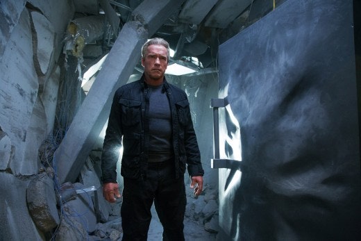 T-800과 사라코너 액션장면