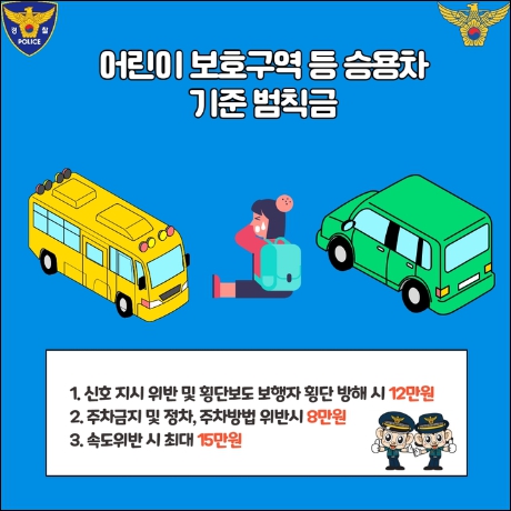 어린이 보호구역 범칙금