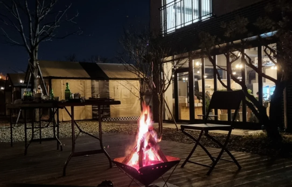 글램핑 카라반 캠핑장