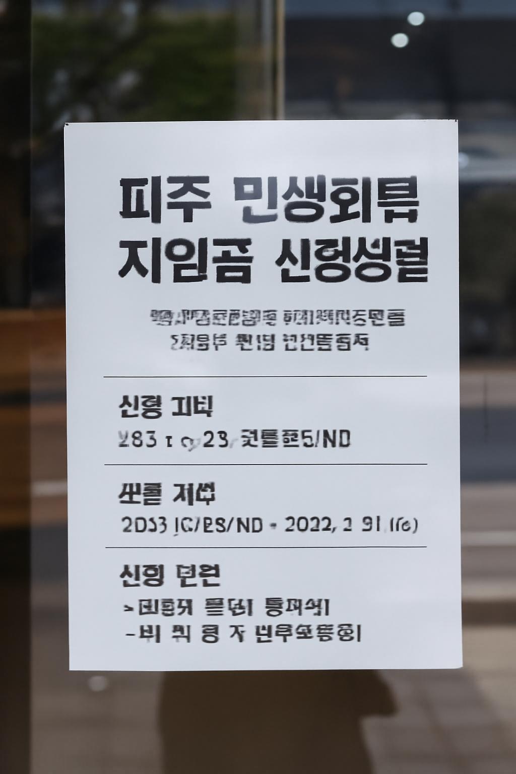 파주 민생회복지원금 신청방법