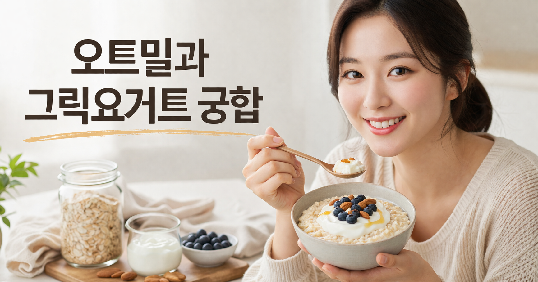 오트밀과 그릭요거트