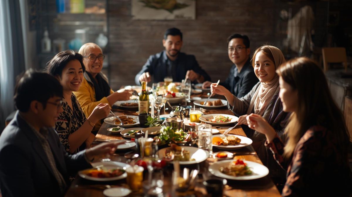 동서양 테이블 매너 중 식사 속도와 여유의 개념