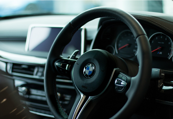 bmw핸들사진
