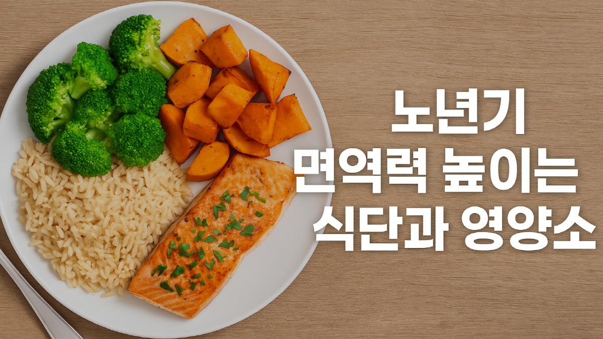 노년기 면역력 높이는 식단과 영양소